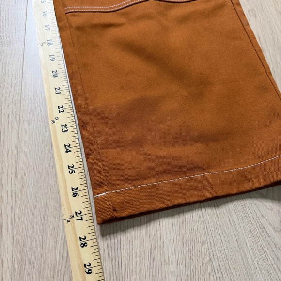 Dickies Sawyerville Wide Leg Double Knee Work Pants Womens US6 Orange Workwear - Picture 9 of 10